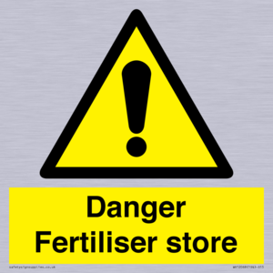 Danger Fertiliser store